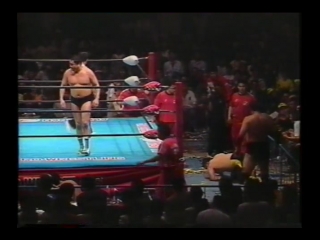 Kenta kobashi/mitsuharu misawa/toshiaki kawada vs akira taue/jumbo tsuruta/masanobu fuchi