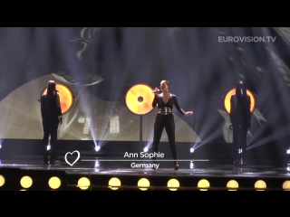 Esc 2015 germany ann sophie black smoke (первая репетиция)