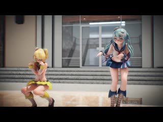 Mmd r 18 [erotic] miku & rin twice likey author 000