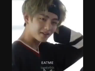 A compilation of taehyung smiling for 40 seconds straight while scenery plays in the background