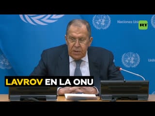 Lavrov aborda los conflictos de oriente medio y ucrania ante el consejo de seguridad de la onu