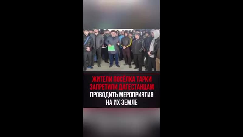 Жители посёлка тарки запретили дагестанцам посещение своих земель таинственная азиопа