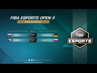 Fiba esports open ii day 1 bih rus