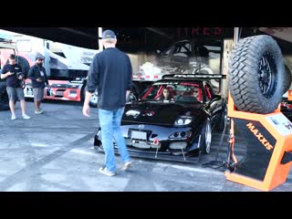 Crazy sounding 1000hp big turbo 4 rotor fd mazda rx7 at sema 2019