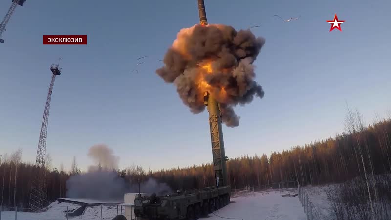 Пуск мбр "ярс" с космодрома плесецк