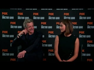 Fox doctor who s9 peter capaldi & jenna coleman