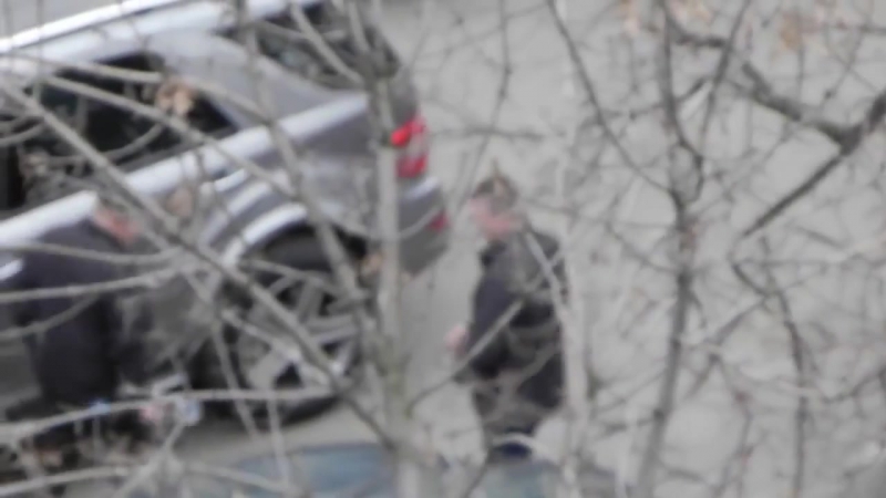 Московский умник на дворовой стоянке