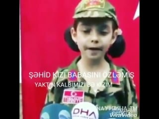 Şəhi̇d qizi ürəyi̇mi̇z parçalandi💔😢