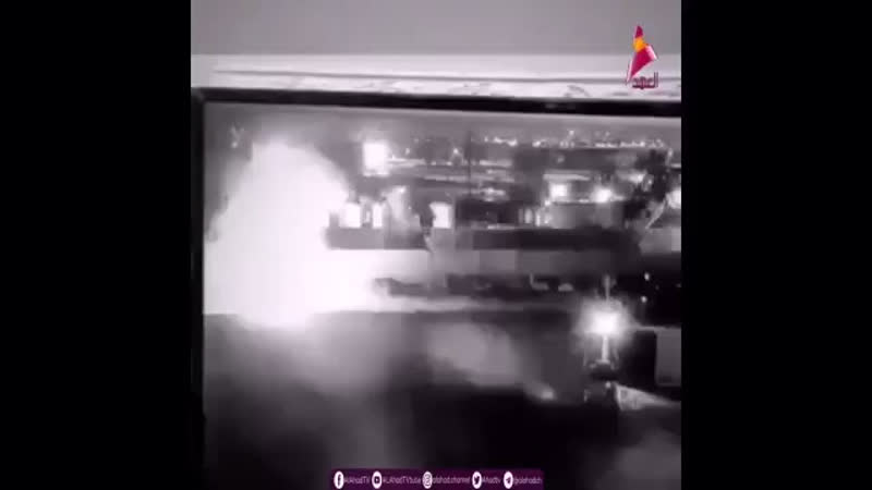 Момент авиаудара по автомобилю где находился касем сулеймани