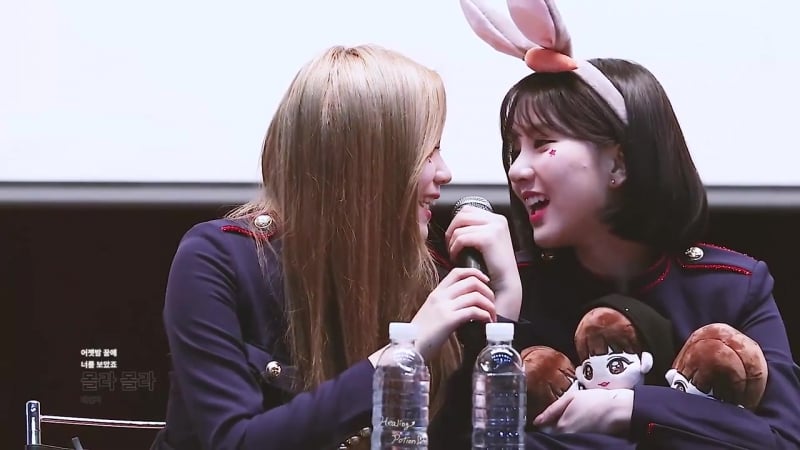 [fancam] 170423 eunha, umji (gfriend) @ фансайн в бундане