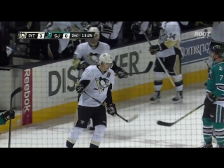 Malkin dances for a beautiful wraparound goal tjasjacha i odno dtp