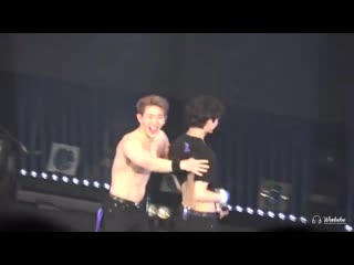 [190503] monsta x fancam ending (wonho focus) @ japan fan con 'picnic' in okayama