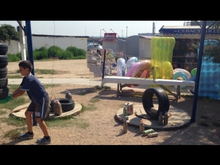 Ушу саньда, летние тренирои на свежем воздухе