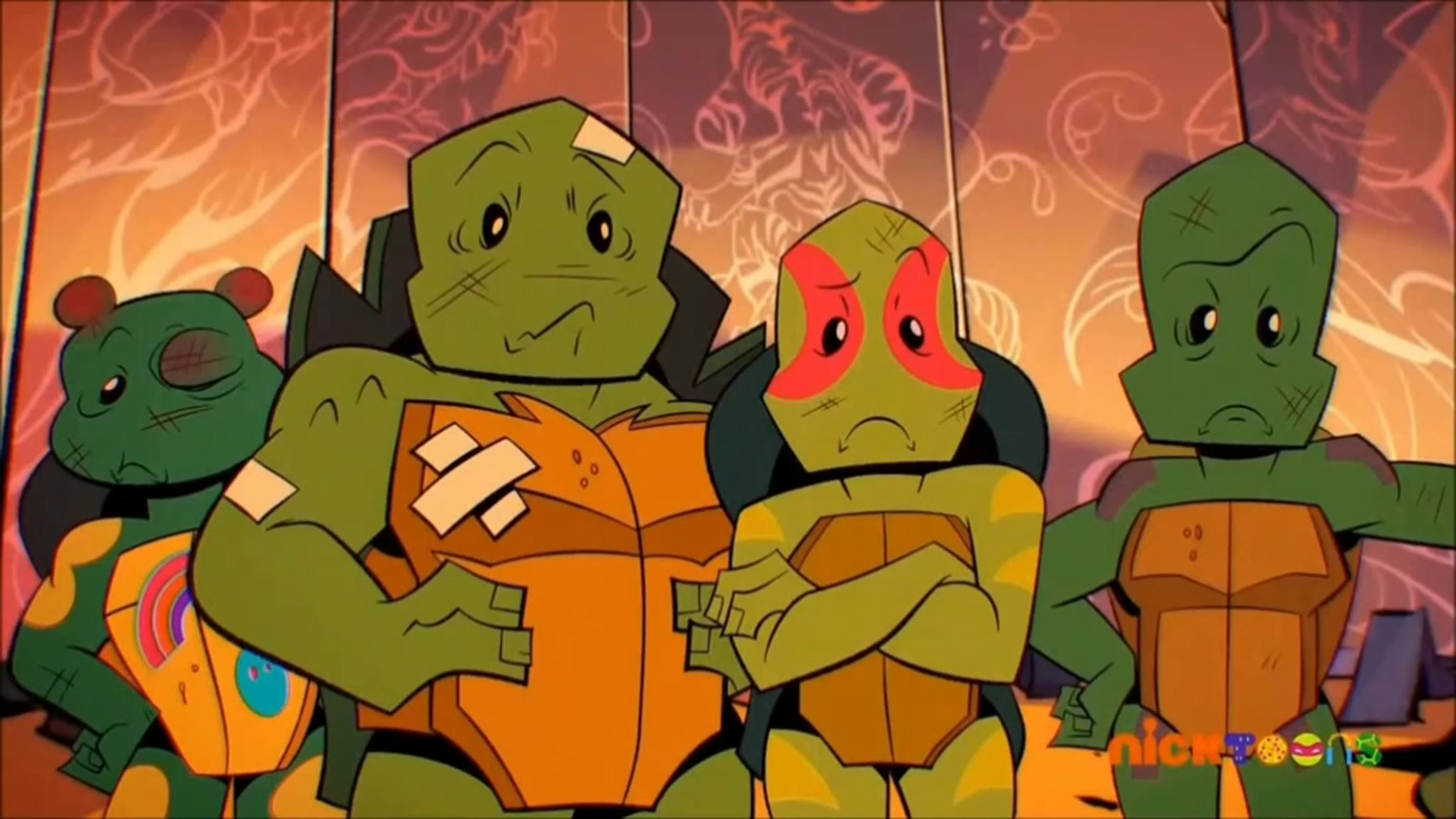 Rise of the teenage mutant ninja turtles shorts 1 & 2 - ExPornToons