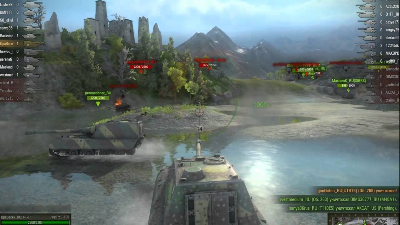 Jagdpanzer e 100 (ягпз e100) в патче (hd)