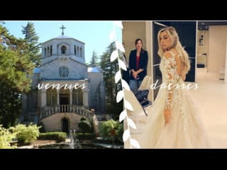 Looking at venues trying on more dresses! september notes / marzia