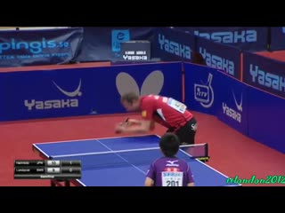 Throwback tomokazu harimoto 18 years old] vs jens lundqvist