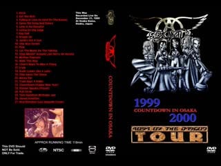 Aerosmith 1999 millennium countdown 2000 in osaka