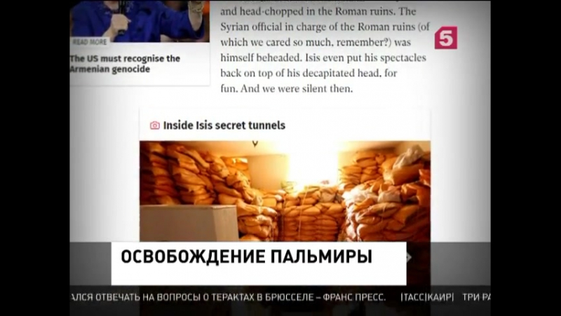 Над пальмирой поднят сирийский государственный флаг открыт путь к столице иг ракке