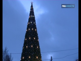 Томичи зажгли главную новогоднюю елку