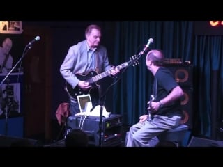 Adrian belew and tony levin w les paul trio at iridium (9 ⁄26 ⁄11)