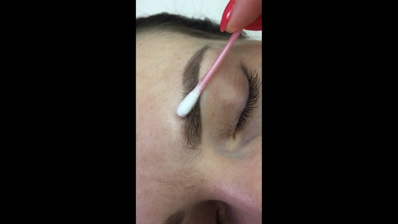 Зажившие брови перед коррекцией