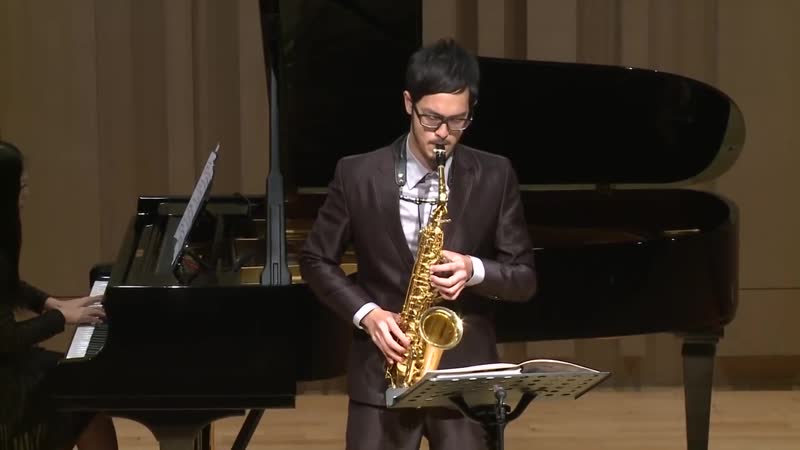 Engene bozza aria for alto saxophone and piano