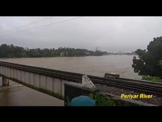 Flood in aluva submerged cochin airport and periyar river