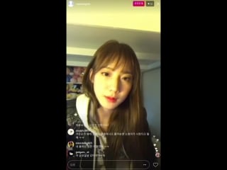 171118 soyoungs instagram live 01 fit mobile screen with chat version