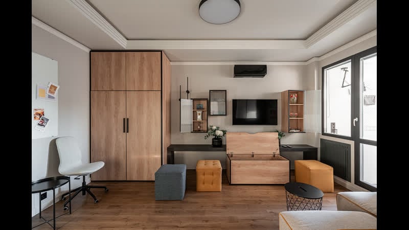 Большая переделка с неожиданными местами для хранения что скрывают спальня и сауна выпуск