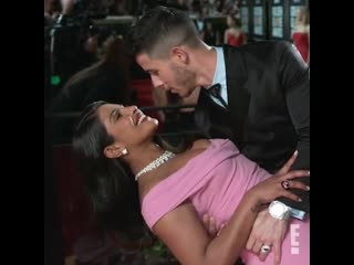 Priyanka chopra and nick jonas attend the 77th annual golden globe awards