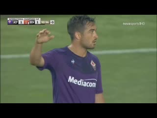 Fiorentina benfica goal kick