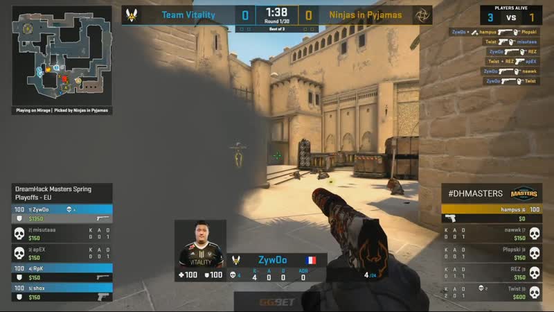 Zywoo vs nip