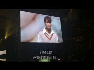 Fancam 02 09 17 daehyun & youngjae talk love @ «music bank in jakarta»