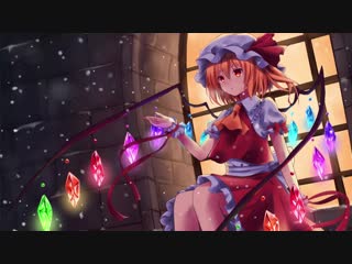 Project touhou flandre scarlet snow scene