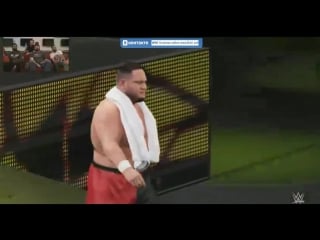 Brock lesnar vs samoa joe (stream dlc future stars pack)