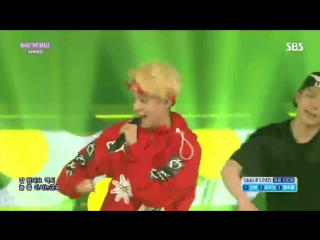 Amber (ft kei of lovelyz) shake that brass @ inkigayo 150315