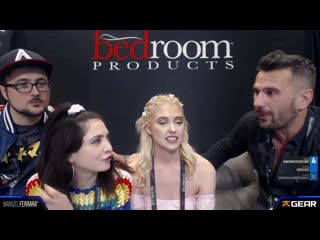 Jane wilde et chloe cherry avn expo 2019 avec benzaie