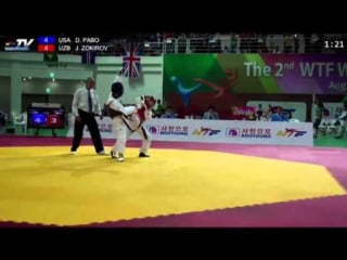 Pabo dylan (usa) vs zokirov jasurbek (uzb) m 33kg