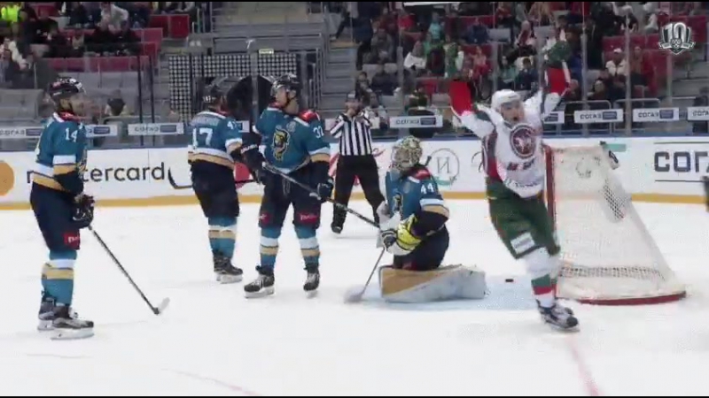 Ак барс / александр свитов забросил 100 ю шайбу в кхл!