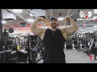 60sec with flex lewis сгибание рук на бицепс в кроссовере (rus sportfaza)