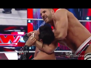 |wm| justin gabriel vs cesaro (raw )