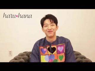 180426 haru*hana ~ star gravure & interview ~ jungshin message