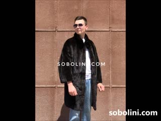 Cool mink coat for men!indposhiv,worldwide shipping, quality assurance,only auction fur!