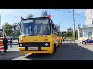 Автобус, маршрут №7 ikarus 290 33o б 7182 (7016) (02 09 2023) санкт петербург