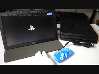 Ps4 portable pro monitor! unboxing hori travel hd gaming screen (god of war gameplay)