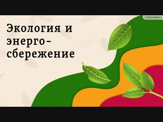 Обучающий ролик «экология и энергосбережение»