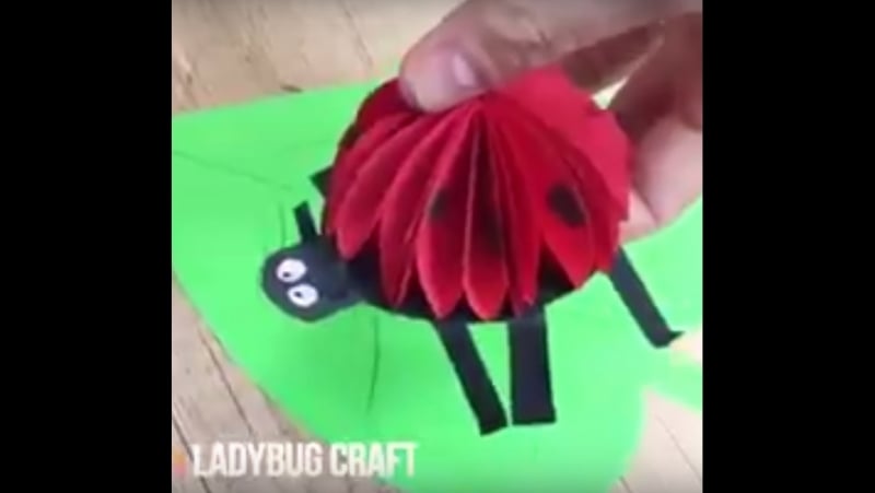 Поделки для детей божья короа