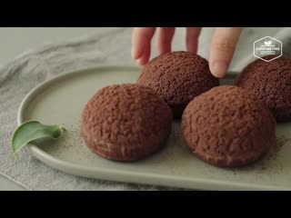 Choco cookie choux, crunchy cream puff recipe cooking tree