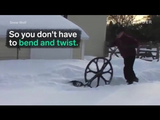 Shovel is a snowplow